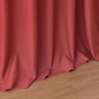 Christmas Red Linen Curtains 108 Inches Long for Living Room Light Filtering Semi Sheer Curtain Back Tab Vintage Neutral Rustic Home Decor Floor to Ceiling High Window for Bedroom 52x108,2 Panels