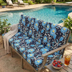hyha Printed Couch Cushion Covers, Sofa Covers Washable for 2 Cushion Couch