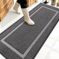 OLANLY Front Door Mat Outside 59x20, All-Season Heavy-Duty Rubber Doormat