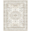 Area Rugs 8x10 for Living Room,Washable Boho 8x10 Area Rugs for Bedroom,Non Slip Carpet for Kitchen, Dining Room, Indoor, Kids Playroom Soft Low-Pile Rug, Thickness 0.2 Inches, Beige/Neutral