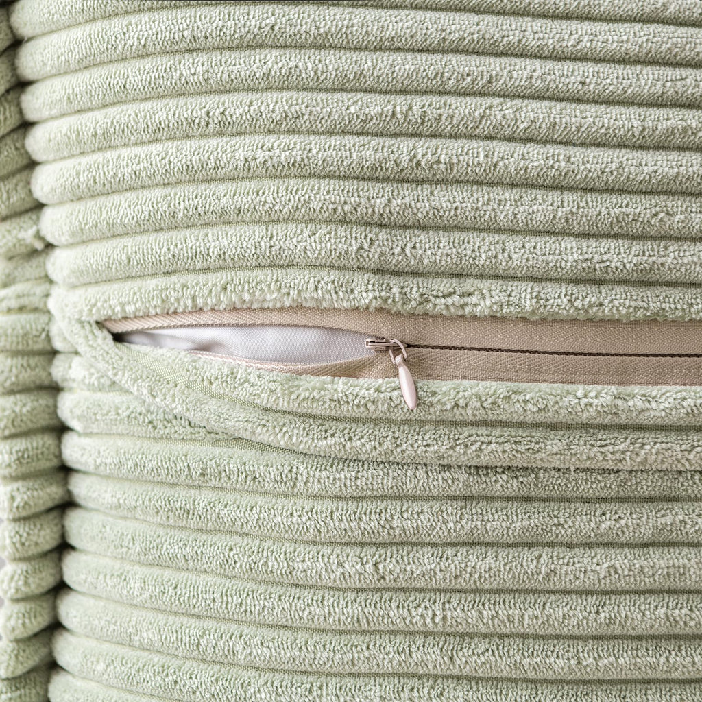 MIULEE Decorative Throw Pillow Covers for Couch 18x18 Inch Light Green