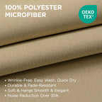 Joydeco Long Blackout Curtains for Bedroom & Living Room 120 Inch 2 Panels