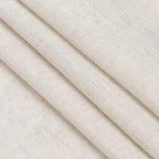 Beige Linen Curtains 63 Inches Long for Bedroom Back Tab Light Filtering Privacy Sheer Curtains Modern Farmhouse Coastal Decor Linen Cotton Textured Gauze Curtain for Bathroom 2 Panel Set 42x63