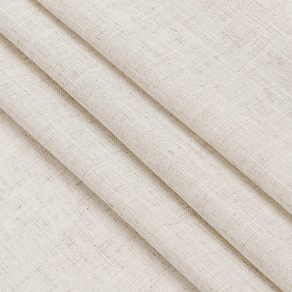 Beige Linen Curtains 63 Inches Long for Bedroom Back Tab Light Filtering Privacy Sheer Curtains Modern Farmhouse Coastal Decor Linen Cotton Textured Gauze Curtain for Bathroom 2 Panel Set 42x63