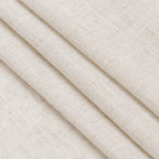 Beige Linen Curtains 63 Inches Long for Bedroom Back Tab Light Filtering Privacy Sheer Curtains Modern Farmhouse Coastal Decor Linen Cotton Textured Gauze Curtain for Bathroom 2 Panel Set 42x63