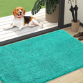 OLANLY Dog Door Mat for Muddy Paws 47x32, Super Absorbent Chenille Mud Mat