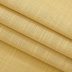 Gold Curtains for Living Room Back Tab Modern Farmhouse Semi Sheer Curtains 108 inches Long 2 Panels Set Muted Neutral Window Curtain for Dining Room Bedroom 52x108
