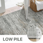 BEIMO Area Rugs 10x14 for Living Room, Grey Brown Washable Abstract Rug