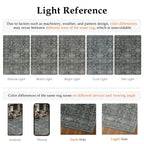 WondRg 6x9 Washable Area Rug for Living Room Bedroom Vintage Black Grey Carpet Soft Low Pile Traditional Retro Non Slip Throw Rug for Dining Room Entryway Indoor Dorm Kitchen