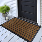 ubdyo Extra Durable Door Mat Outside Entrance (32" x 20", Bright Brown)