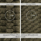 EXQ Home Fleece Throw Blanket for Couch and Bed, 3D Imitation Large Turtle Shell Jacquard Decorative Blankets, Plush Lightweight Fuzzy Flannel Blanket Suitable for All Seasons (50"×60",Moss Green)