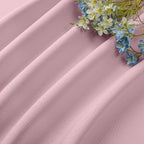 CUCRAF Light Pink Blackout Curtains 84 inch Length 2 Panels Set, Rod Pocket Room Darkening Drapes for Bedroom Living Room, Insulated Thermal Light Blocking Window Curtain (W52 x L84 Inch)