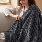Bedsure Soft Grey Throw Blanket for Couch Decor Gifts 50"x60"