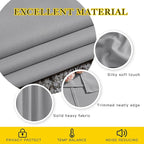 NICETOWN Silver Grey Curtains 84 inch Length 2 Panels, Grommet Thermal Insulated Window Treatments Light & Sound Reducing Drapes for Living Room/Bedroom, W46 x L84