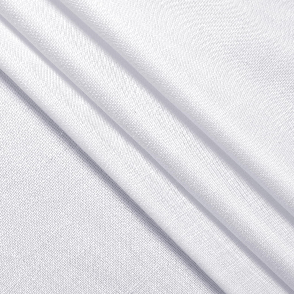 Nanspring Snow White Linen Curtains 84 Inch Length 2 Panels Set for Living Room Light Filtering Semi Sheer Curtain Back Tab Luxury Neutral Coastal Modern Farmhouse Decor Drapes for Bedroom 52x84