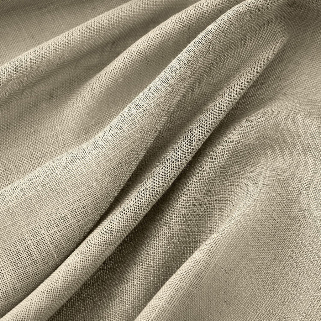 MIULEE Oatmeal Linen Curtains 52x84 Inch 2 Panels for Bedroom Living Room