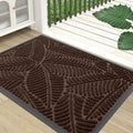 Colorxy Waterproof Front Doormat, Sturdy Natural Rubber Door Mat, 59x34
