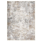 UERMEI 9x12 Area Rug Living Room Rugs - Washable Neutral Modern Abstract Soft Thin Large Rug Indoor Floor No Slip Rug Carpet for Bedroom Under Dining Table Home Office Decor - Brown Grey