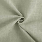 Linen Blend Sage Green Curtains 63 inch Length 2 Panels for Bedroom Back Tab Light Filtering Semi Sheer Drapes Linen Cotton Textured Light Green Airy Modern Farmhouse Living Room Sage Aesthetic Decor