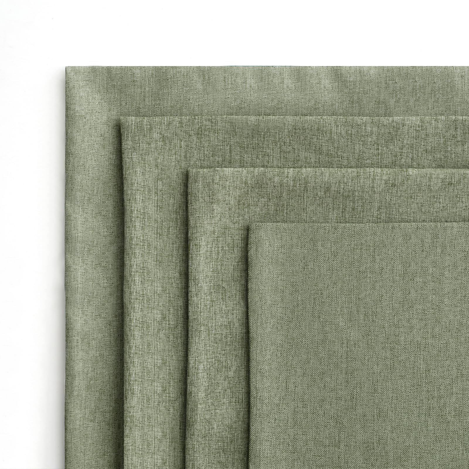 MIULEE Pack of 4 Decorative Outdoor Throw Pillow Covers Linen Waterproof Pillow Covers Summer Farmhouse Cushion Cases for Patio Garden Tent Balcony Couch Sofa 16x16 Inch Gray Green