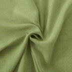 BGment Short Linen Semi Sheer Curtains 40 Inch Length for Kitchen Cafe Window - Small Green Drapes Light Filtering with Rod Pocket for Front Door Bathroom, 2 Panels Set, 30 X 40 Inch