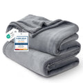 Bedsure GentleSoft Fleece Bed Blankets Full Size Grey - Soft Lightweight Plush Fuzzy Cozy Luxury Blanket Microfiber, 84x90 inches