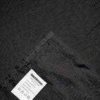 SpaceDresser Sheer Voile Window Treatment Rod Pocket Curtain Panels for Kitchen Bedroom Living Room Drapes Sunlight Filtering Privacy Semi Home Decor Assorted (Black, 52 W x 45 L)