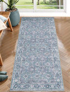 SERISSA 3x5 Washable Non Slip Boho Area Rug for Bedroom，Rust — 2' x 5' (Runner)