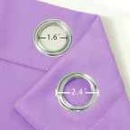 LEMOMO Lavender Blackout Curtains 66 x 63 Inch Length/Set of 2 Curtain Panels/Thermal Insulated Room Darkening Blackout Curtains for Bedroom