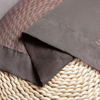 Chyhomenyc Sheer Chocolate Brown Tier Curtains 24 Inch Length, Small Window Curtains Treatment for Bathroom Living Room Basement, Short Rod Pocket Cafe Curtain, 42W x 24L Inches, 2 Panels