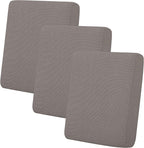 Easy-Going Stretch Individual Chair Couch Cushion Cover Sofa Cushion Furniture Protector Sofa slipcover Soft Flexibility with Elastic Bottom (3-Piece Sofa Cushion Cover, Taupe)