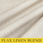 NICETOWN 100% Blackout Linen Texture Curtains 80" Long, Beige, 2 Pcs, Thermal Insulated Full Blackout 2-Layer Lined Drapes, Energy Efficiency Window Draperies for Boy's Room