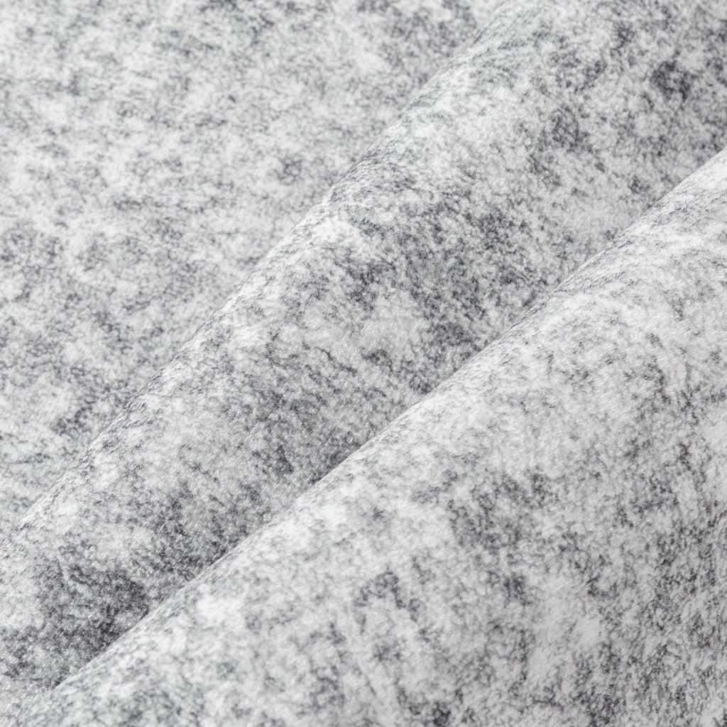 PureCozy 8x10 Area Rug Vintage Gray Distressed