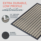 ubdyo Extra Durable Door Mat Outside Entrance (47" x 32", Bright Beige)