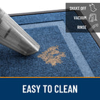 OLANLY Front Door Mat Outside 47x32, All-Season Heavy-Duty Rubber Doormat