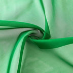 SpaceDresser Basic Rod Pocket Sheer Voile Window Curtain Panels Green 1 Pair 2 Panels 52 Width 36 Inch Long for Kitchen Bedroom Children Living Room Yard（Green, 52W x 36L）