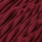 Bedsure GentleSoft Red Full Blanket for Bed - Cozy Soft Blankets for Women, Cute Large Throws for Girls, 84x90 Inches
