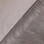 linmopm Faux Fur Sheepskin Rug, Grey, 4x6 ft