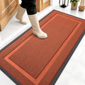 OLANLY Front Door Mat Outside 47x23, All-Season Heavy-Duty Rubber Doormat