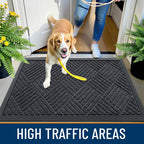 OLANLY Front Door Mat Outside Entrance 33x21, Waterproof Heavy-Duty Doormat