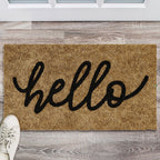 Barnyard Designs Front Door Welcome Mat (Hello, 30x17)