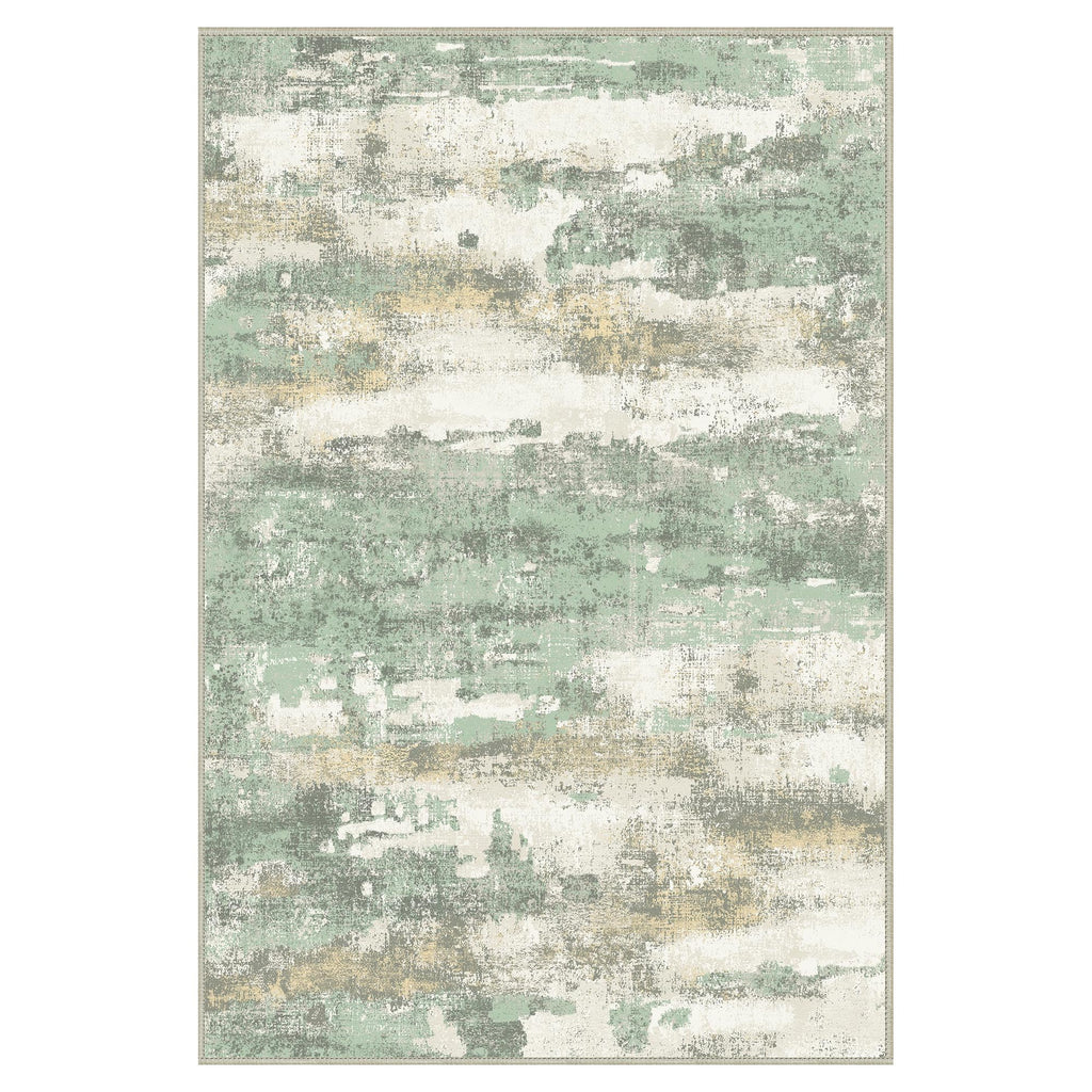 BEIMO 2x3 Green Abstract Area Rug, Washable Non-Slip for Entryway