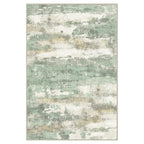 BEIMO 2x3 Green Abstract Area Rug, Washable Non-Slip for Entryway