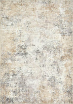 UERMEI 12x14 Area Rug Living Room Rugs - Washable Neutral Modern Abstract Soft Thin Large Rug Indoor Floor No Slip Rug Carpet for Bedroom Under Dining Table Home Office Decor - Golden Grey