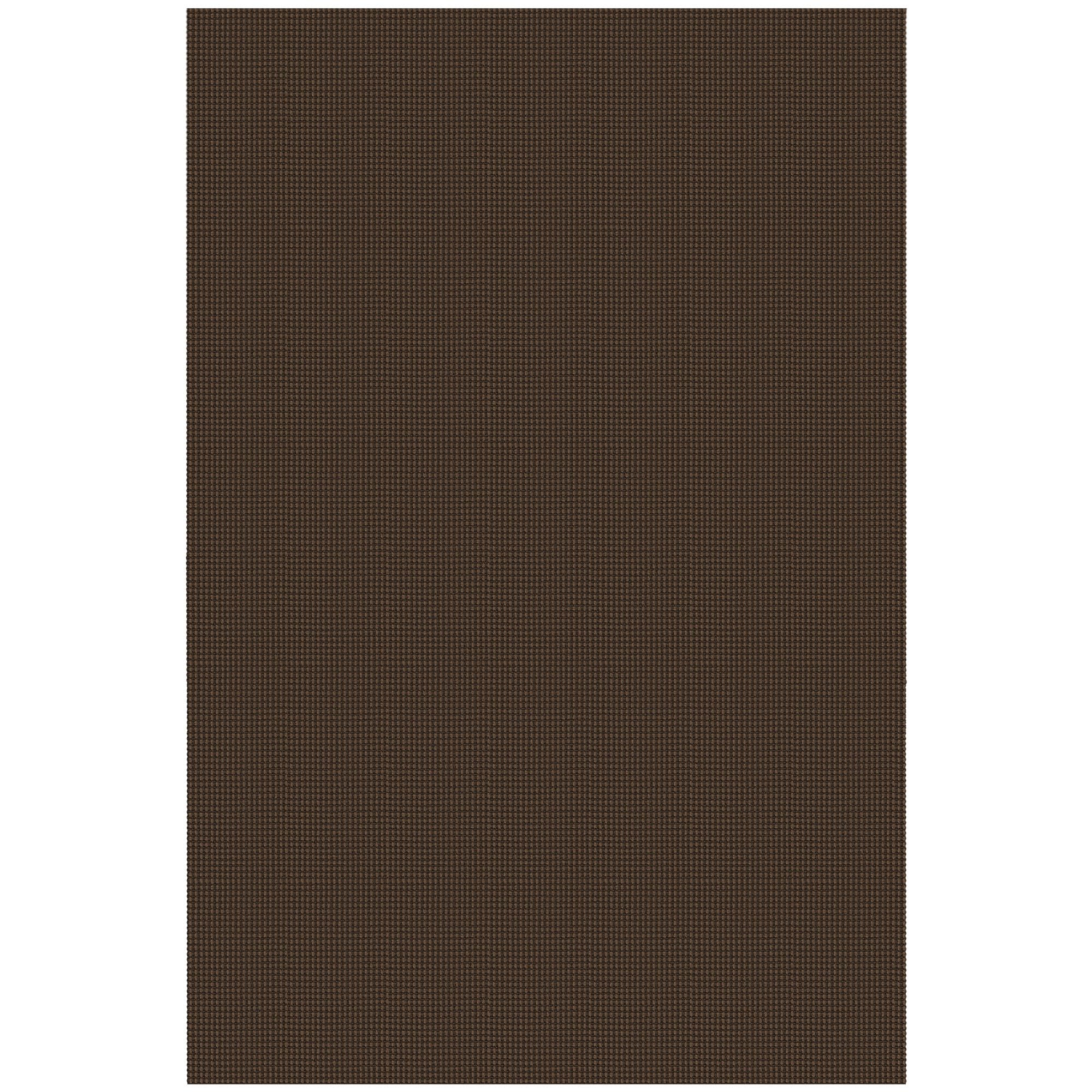KOZYFLY Washable Area Rug 6x9 ft Rubber Backed Non Slip Rugs for Living Room Braided Cotton Bedroom Rug Woven Office Rugs Indoor Floor Carpets for Dining Bedroom Living Room, Reddish Brown/Coffee