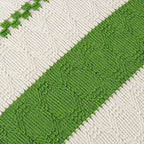 Fancy Homi Set of 1 Boho Lime Green Lumbar Decorative Throw Pillow Cover 12x20 Inch for Couch Bed Sofa Chair, Modern Organic Farmhouse Home Decor, Soft Cotton Cute Accent Rectangle Cushion Case