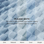 Bedsure GentleSoft Light Blue Throw Blanket for Couch - Super Soft Cozy Blankets Gifts for Kids Girls, Cute Small Fleece Throws for Bedroom Home Decor, 50x70 Inches