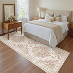 Madane Kitchen Runner 2'6''x8' Soft Rug Runners for Hallways, Pink