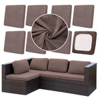 DREAHOTEXTIL 8Pcs Outdoor Cushion Covers, Elastic Patio Cushion Covers