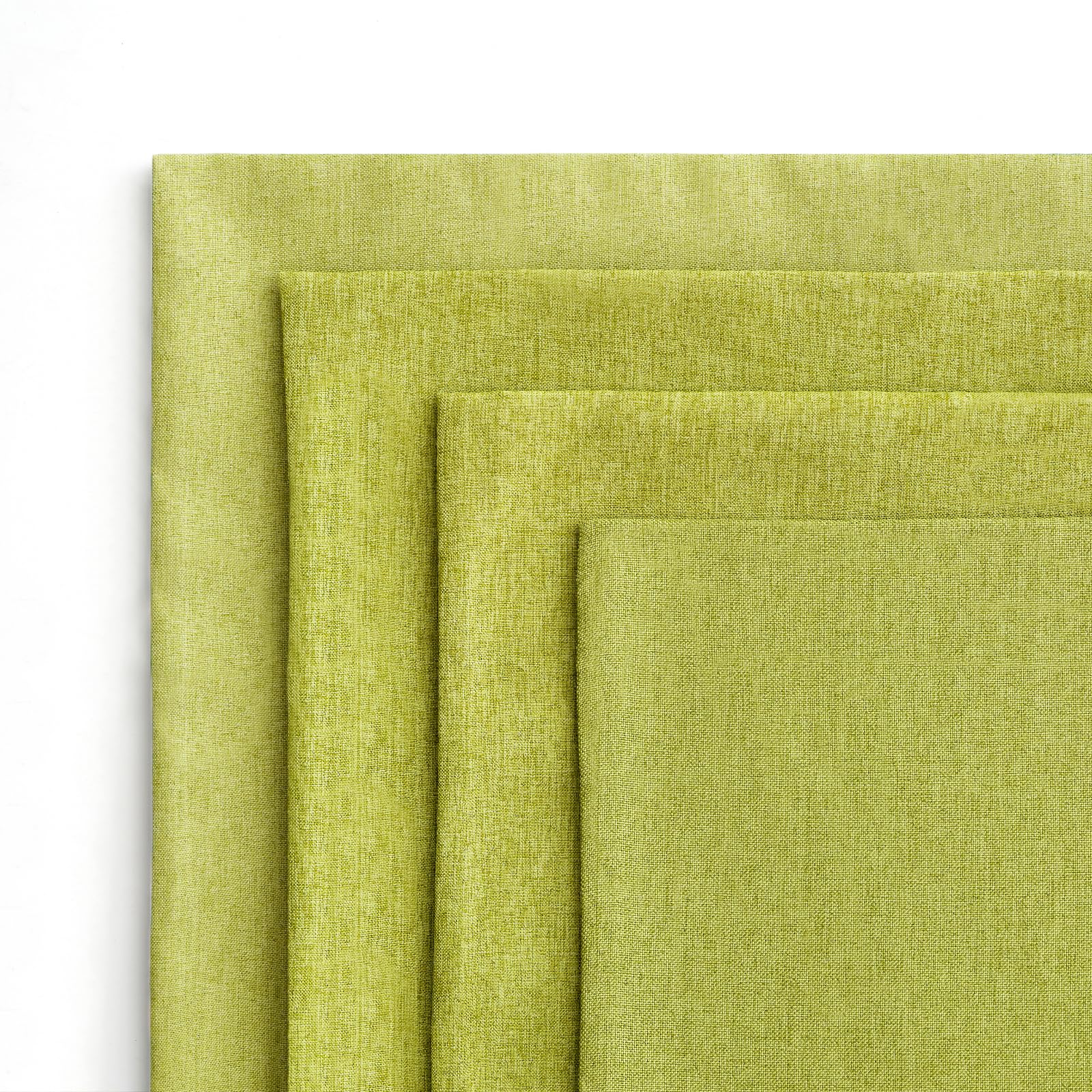 MIULEE Pack of 4 Decorative Outdoor Throw Pillow Covers Linen Waterproof Pillow Covers Summer Farmhouse Cushion Cases for Patio Garden Tent Balcony Couch Sofa 18x18 Inch Grass Green